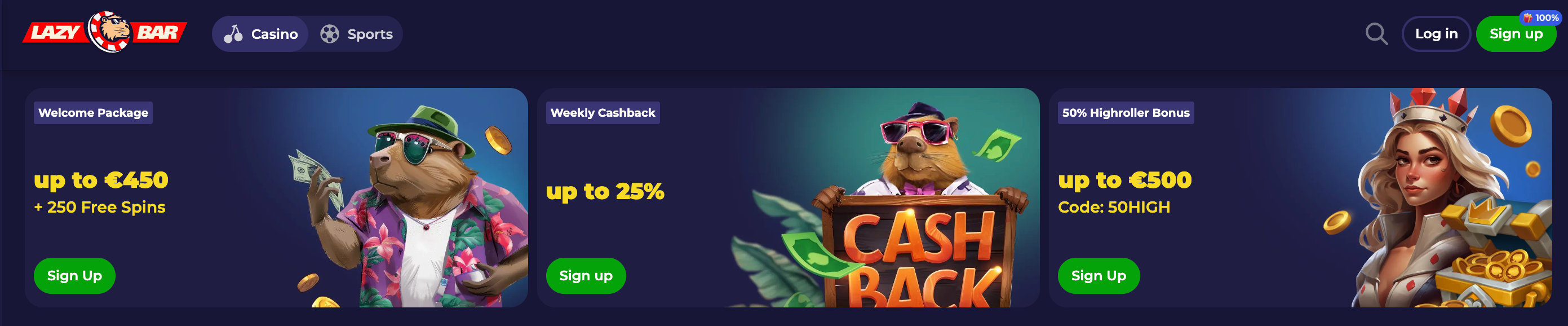 bonuses Lazy bar Casino in Australia